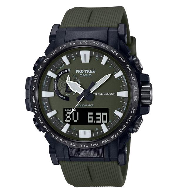 美品)CASIO PROTREKプロトレック prw-61 Y-3JF PRO TREK カシオ PROTREK PRW-61Y-3JF 環境に優しいエコ素材を外装に