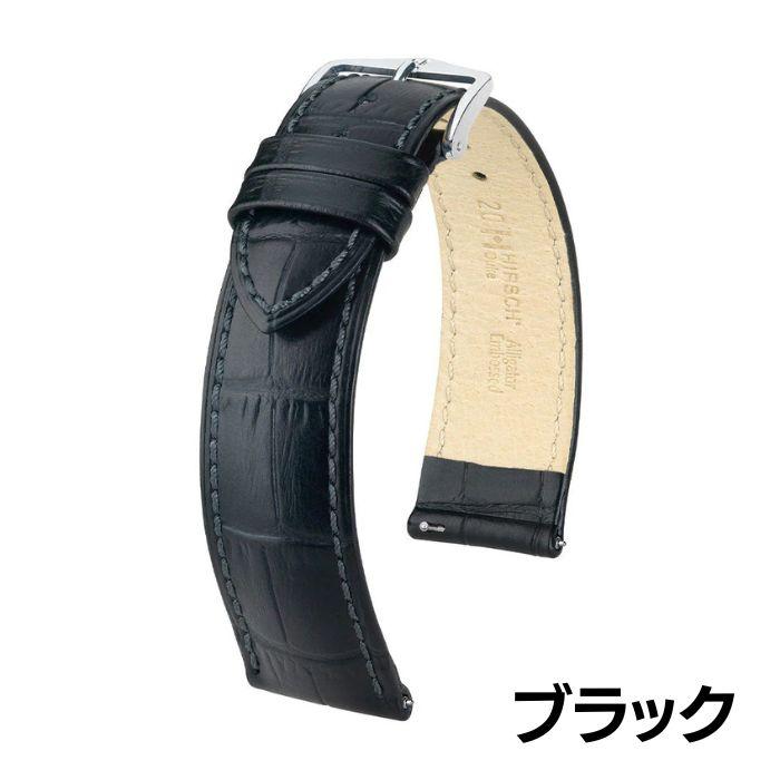 時計ベルト ヒルシュ デューク 12mm 13mm 14mm 15mm 16mm 17mm 18mm 20mm 22mm 24mm 型押し ショート 時計 ベルト 時計バンド 牛革 本革 交換 送料無料の画像