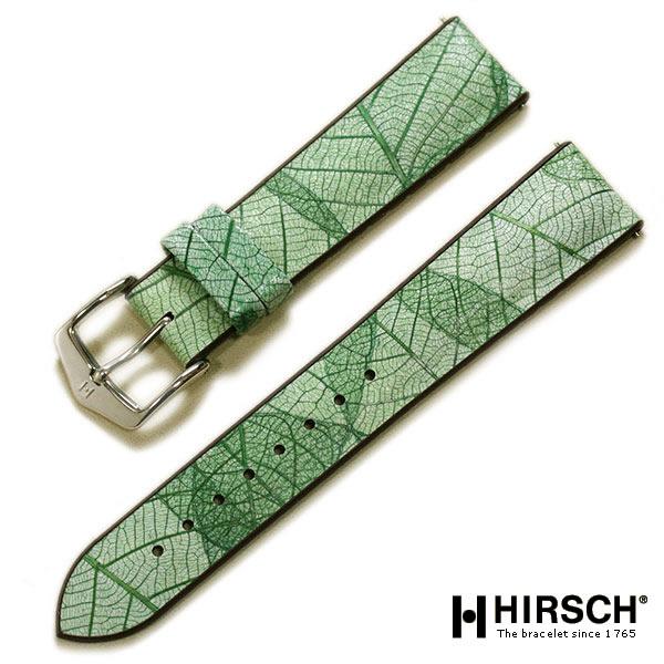時計ベルト ヒルシュ リーフ 18mm 20mm 22mm HIRSCH 葉っぱ パフォーマンスコレクション 撥水 時計バンド SDGs 送料無料の画像
