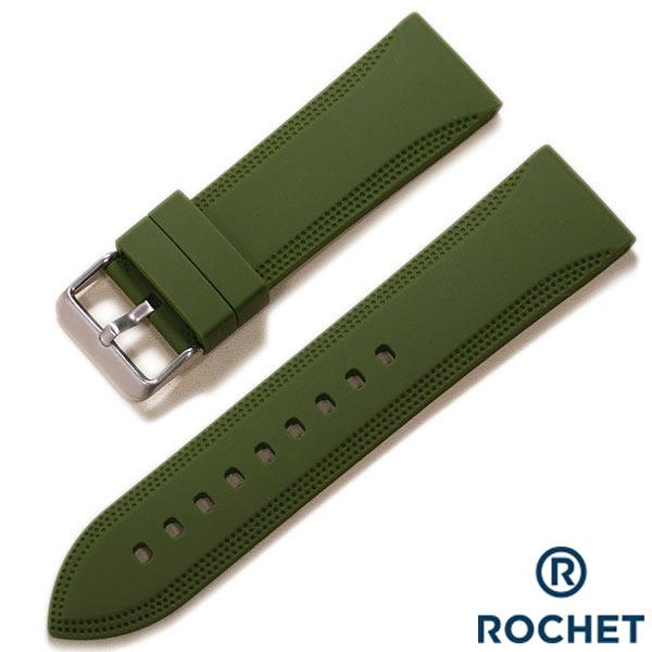 ロシェ バーディー シリコンラバー 時計ベルト 20mm 22mm 24mm ラバーベルトの画像
