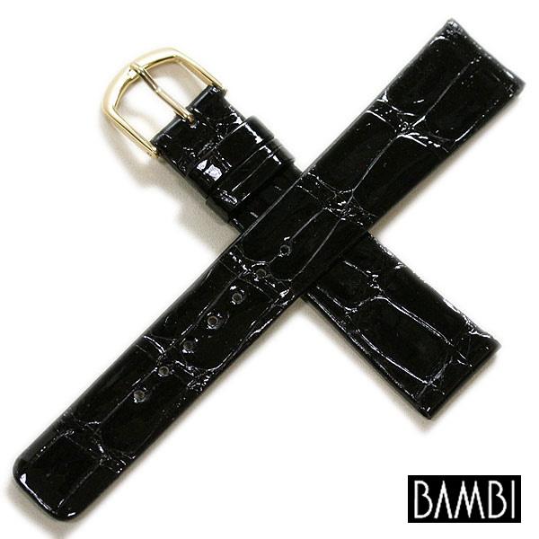 BAMBI バンビ ロレックス 時計ベルト クロコダイル 新品 BAMBI 【納期2ヶ月】 バンビ クロコダイル 竹斑 丸斑 ワニ革
