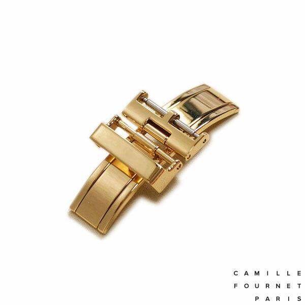 Camille Fournet カミーユフォルネ 両開き Dバックル シルバー