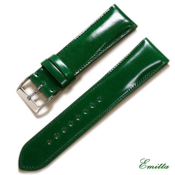 Emitta エミッタ コードバン 時計ベルト 馬革 日本製 18mm 19mm