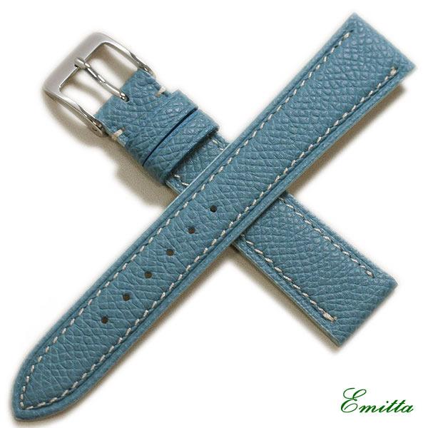 エミッタ ワープロラックス 型押し 牛革 本革 時計ベルト 日本製