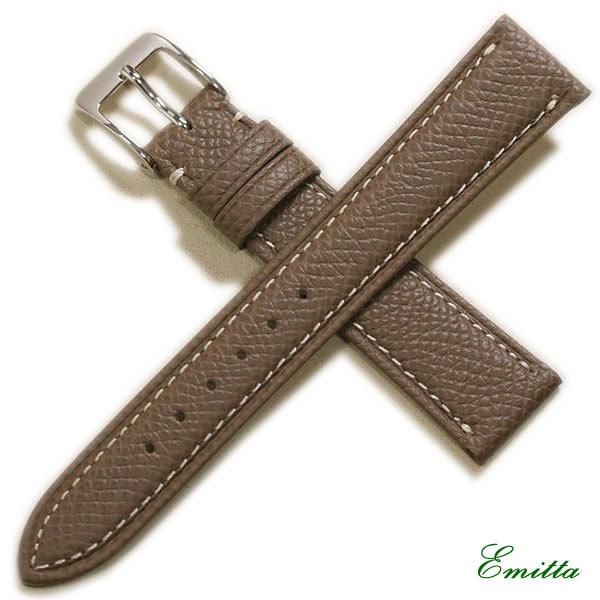 エミッタ ワープロラックス 型押し 牛革 本革 時計ベルト 日本製