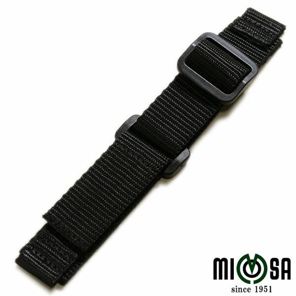 時計ベルト 18mm 20mm MIMOSA ミモザ MN-1 ナイロン ベルクロ 時計