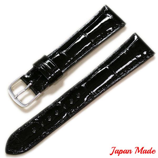 納期1ヶ月】 ジャパンメイド クロコダイル 竹斑 ツヤあり ワニ革