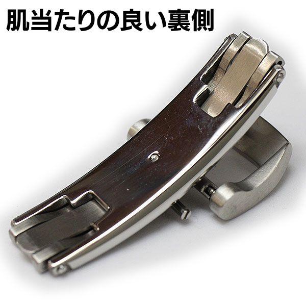ジャンルソー　レザーベルト　Dバックル ジャンルソー】両開き Dバックル シルバー 16mm 18mm | 両開き