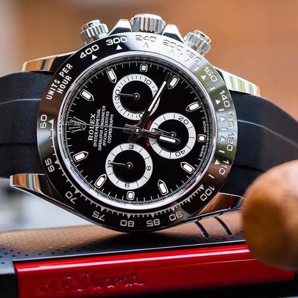 【新品未使用】ロレックス　ラバーベルト　 EＧ　正規品 ロレックス ROLEX 互換 腕時計 ラバーベルト バックル付き 社外