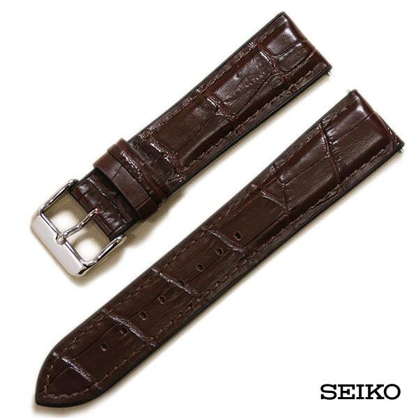 SEIKO（セイコー） 型押し 裏ラバー 牛革 ワンタッチバネ棒付 時計