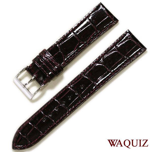 3018#20mm-18mmダークアッシュ★スイス製★本物クロコダイルベルト 楽天市場】SEIKO ワクイズ クロコダイル 時計ベルト 日本製 本革 交換