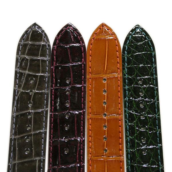 美品‼️SEIKO WAQUIZ 替えベルト クロコダイル レザー SEIKO（セイコー） ワクイズ クロコダイル 時計ベルト 日本製 本革