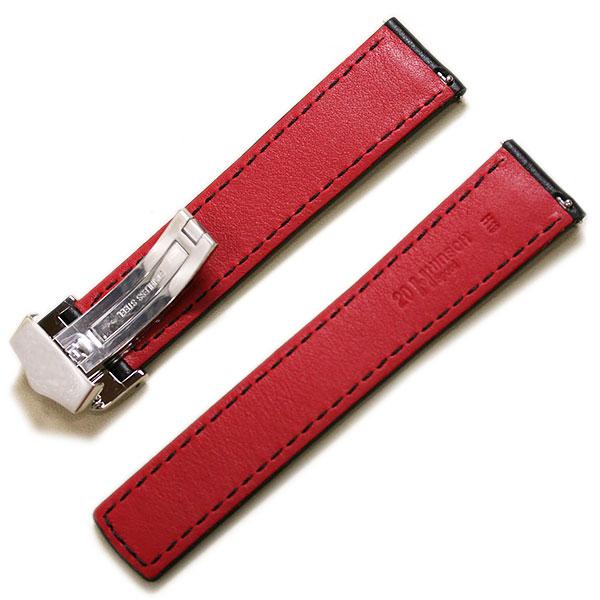 ヒルシュ スピード タグホイヤー純正Dバックル対応 カーフ 時計