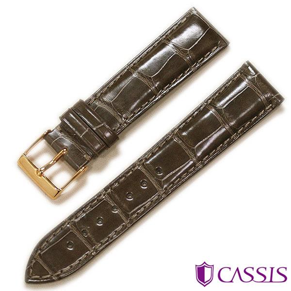 本日限定価格!! カシス 新品未使用 アリゲーター ベルト 19 CASSIS カシス アドナラカウチック シャイニー アリゲーター