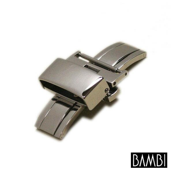 BAMBI（バンビ） 両開き Dバックル シルバー イエローゴールド