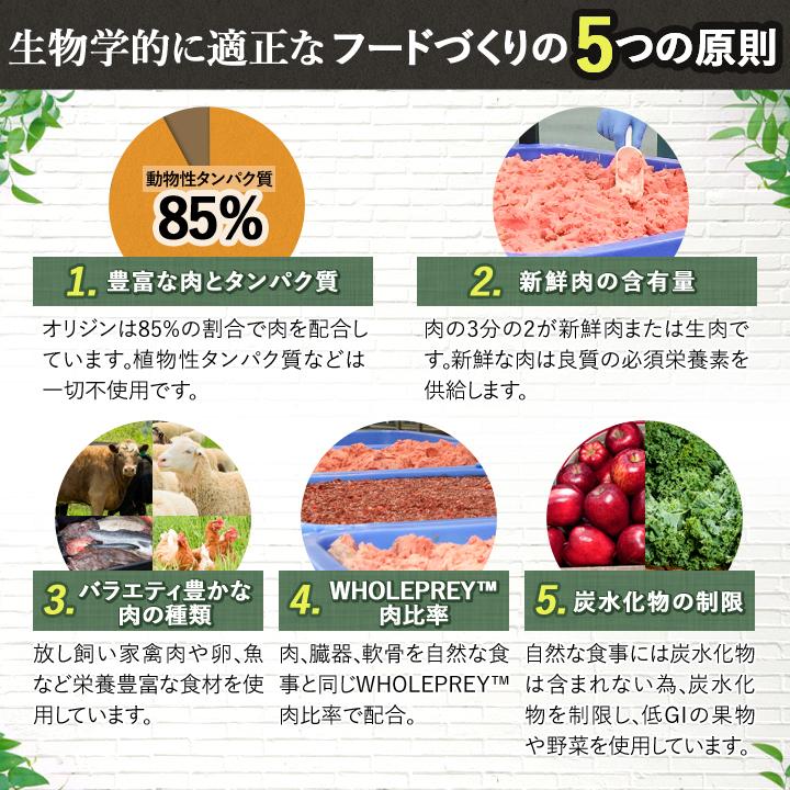 カナダ産　オリジン（ORIJEN） オリジナル　11.4ｋg　【国内正規品】　ドライドッグフード | ORIJEN（ペット用品） | 05