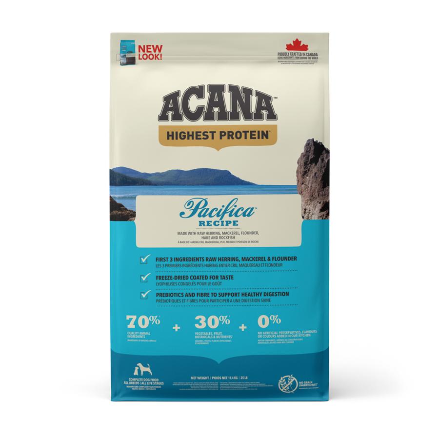 アカナ（ACANA） パシフィカドッグレシピ　11.4ｋg　【国内正規品】　ハイエストプロテイン　アカナドッグ | ACANA | 01