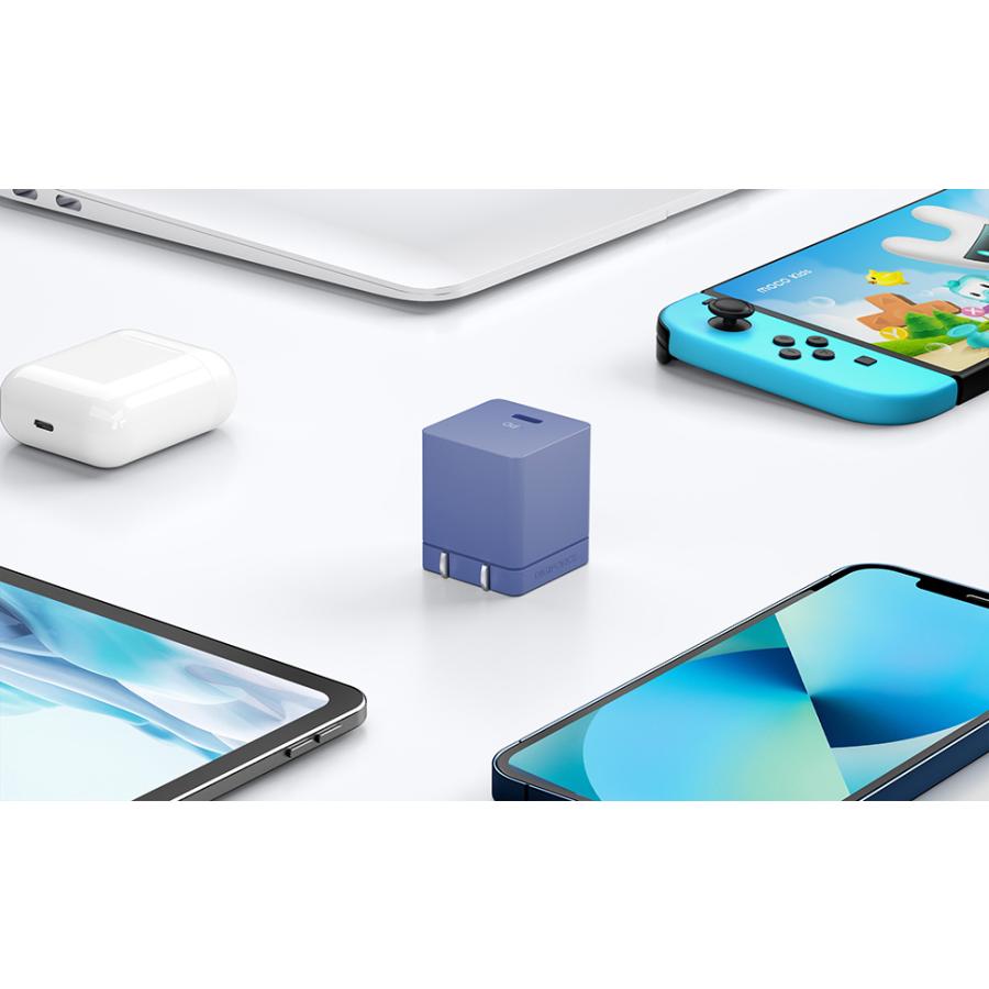 cube 30W 1C(ネイビーブルー)　D0081　充電器　iphone　Galaxy　Xperia　Android　iPad　ワイヤレスイヤホン　モバイルバッテリー | DIGIFORCE | 10