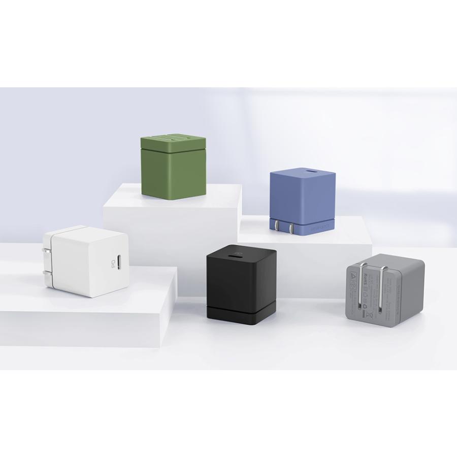 cube 30W 1C(ネイビーブルー)　D0081　充電器　iphone　Galaxy　Xperia　Android　iPad　ワイヤレスイヤホン　モバイルバッテリー | DIGIFORCE | 08