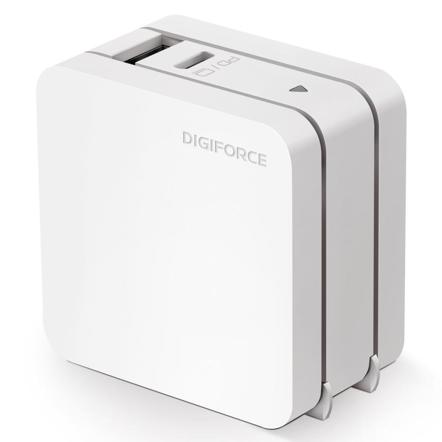 suqare 65w 1A1C(ホワイト)　D0035　充電器　iphone　Galaxy　Xperia　Android　iPad　ワイヤレスイヤホン　モバイルバッテリー | DIGIFORCE