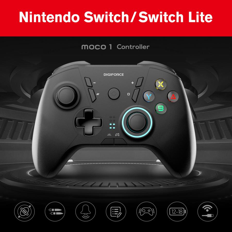switch コントローラー moco 1 Controller D0042BK 多機能搭載 switch コントローラー moco 1 Controller D0042BK 多機能搭載