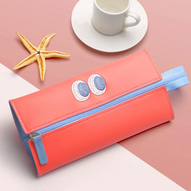 在庫処分 セール ペンケース かわいい筆箱 韓国で人気の文房具 ペンバッグポーチ エスコラー 学用品 大容量スクオラ ペ オレンジ Ae 3 ときてん 通販 Yahoo ショッピング