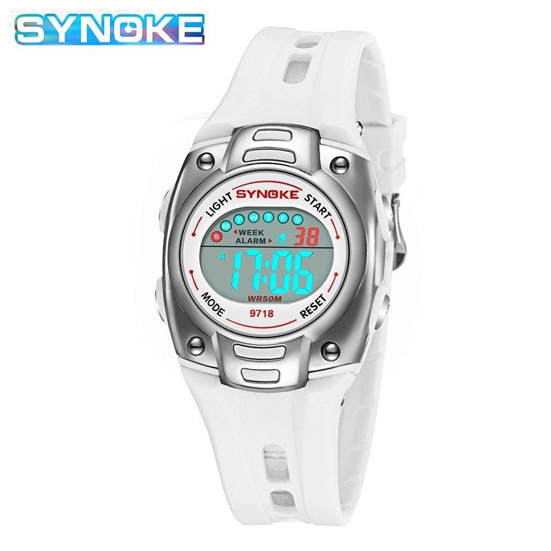 子供用時計 かわいい防水ledスポーツデジタル時計 目覚まし時計 電子時計 女の子男の子ギフト 子供