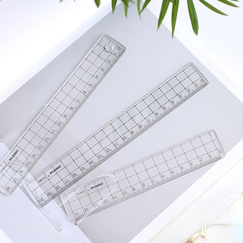 1pcs定規 15cm18cmcm シンプルな透明 アクリル定規 スクエア定規 かわいい文房具 描画 オフィス学用品 定規 Aet ときてん 通販 Yahoo ショッピング