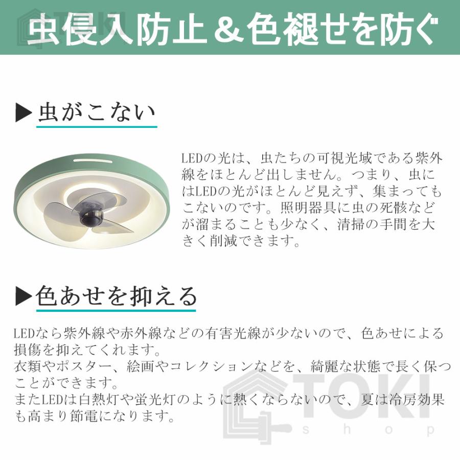 シーリングファンライト シーリングファン led シーリングライト 12畳 調光調色 ファン付き照明 照明器具 天井照明 扇風機 サーキュレーター 常夜灯モード｜toki-tokishop｜18