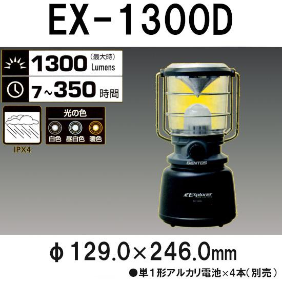 C7☆2個セット GENTOS EXplorer LED EX-1300D Amazon.com