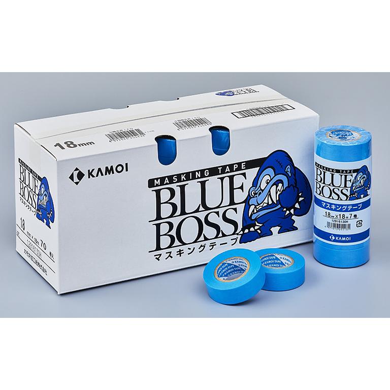 カモイ【BLUE BOSS】車両塗装用マスキングテープ 40ミリ (30巻入) : 塗
