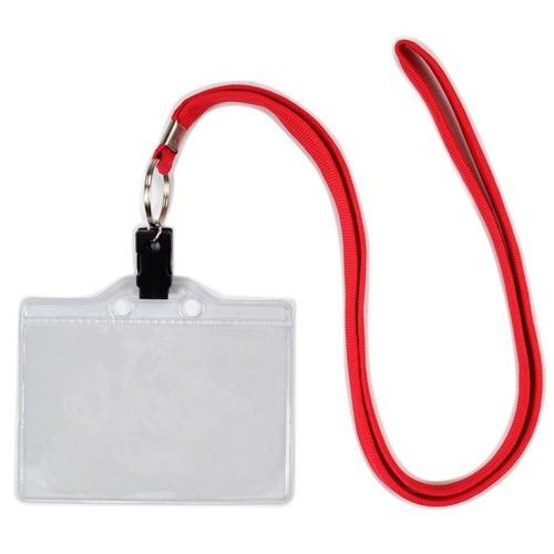 クリップ式吊り下げ名札 名刺サイズ 赤 10セット : サトウYahoo!ショッピング店 - 通販 - Yahoo!ショッピング