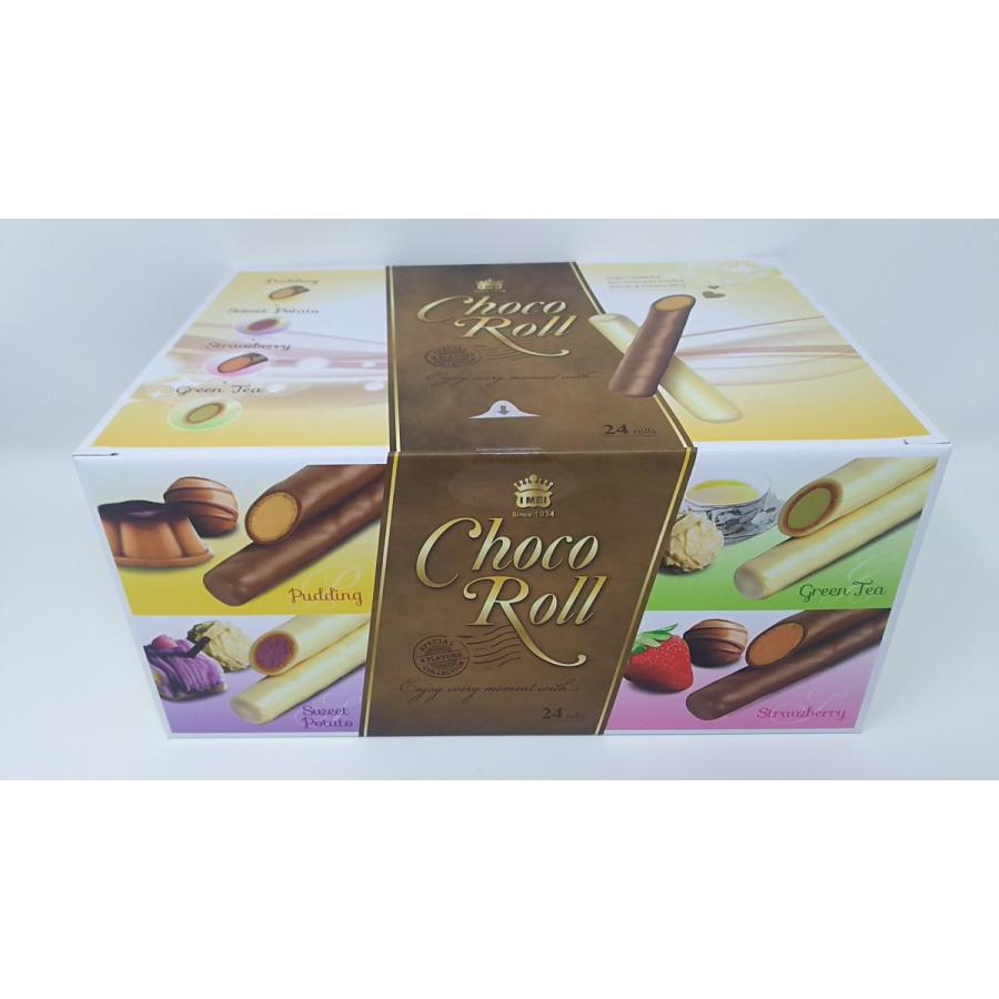 送料無料 アイメイフーズ チョコロール 4アソート 24本 コストコ 5156 プリン スイートポテト いちご 抹茶 チョコレート 義美食品 イーメイ 台湾産 個包装 Cos トキメキ屋 通販 Yahoo ショッピング