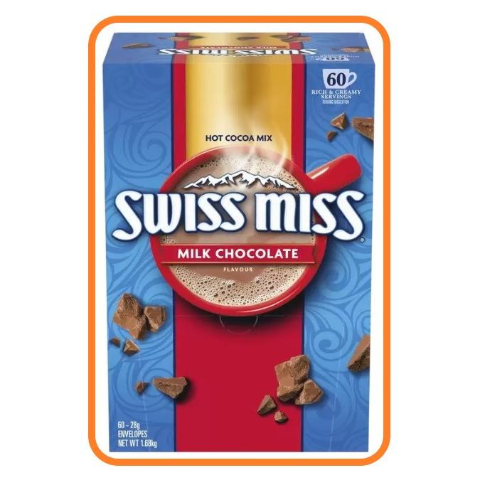 送料無料 スイスミス ココア ご注文で当日配送 オリジナル 60袋 ミルクチョコレート SWISSMISS 濃厚ココア コストコ ホットチョコレート ホットミルク 479946 キャンペーンもお見逃しなく