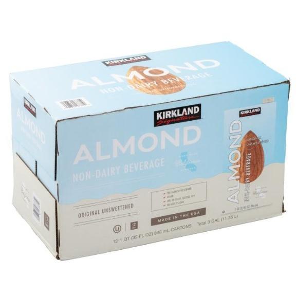 送料無料 アーモンドミルク 無糖 信憑 946ml 12本 Ks カークランド ミルク 第三のミルク コストコ アーモンド 中性脂肪対策