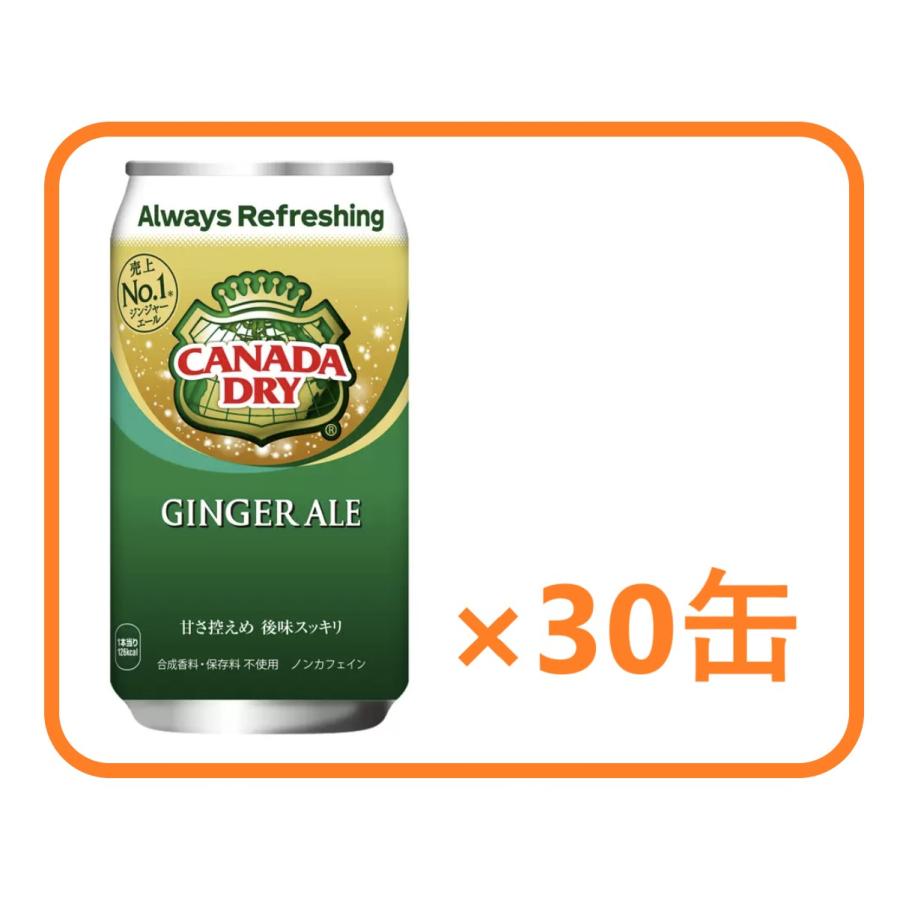 コカ・コーラ カナダドライジンジャーエール 350ml 30缶 576865