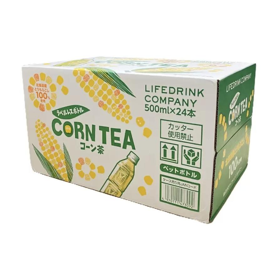 コーン茶 500ml 24本 ラベルレス 68736 コストコ ペットボトル 飲料 ライフドリンクカンパニー LDC カフェインゼロ とうもろこし茶（Yahoo!・トキメキ屋）