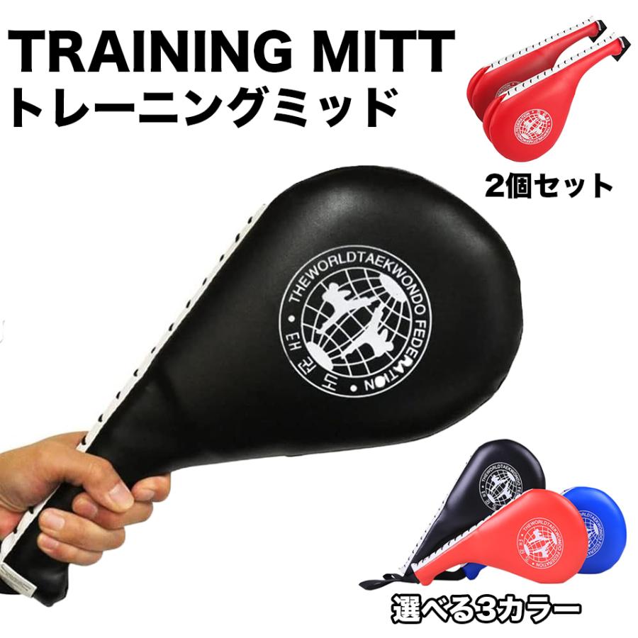 パンチングミット ハンドミット キックパッド 2個セット パンチキック