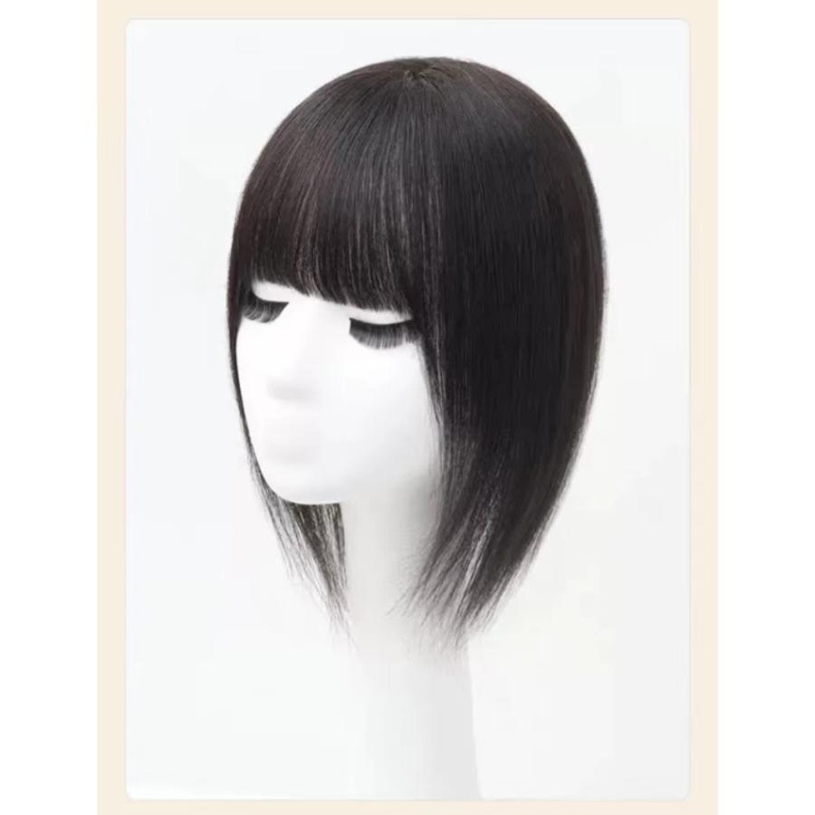 人毛100% 部分ウィッグ 自然 高品質 20cm 30cm 医療用 ロング ヘアピース レディース 女性 頭頂部 つむじ 分け目 白髪隠し 増毛 ウィッグ 母の日 プレゼントの画像