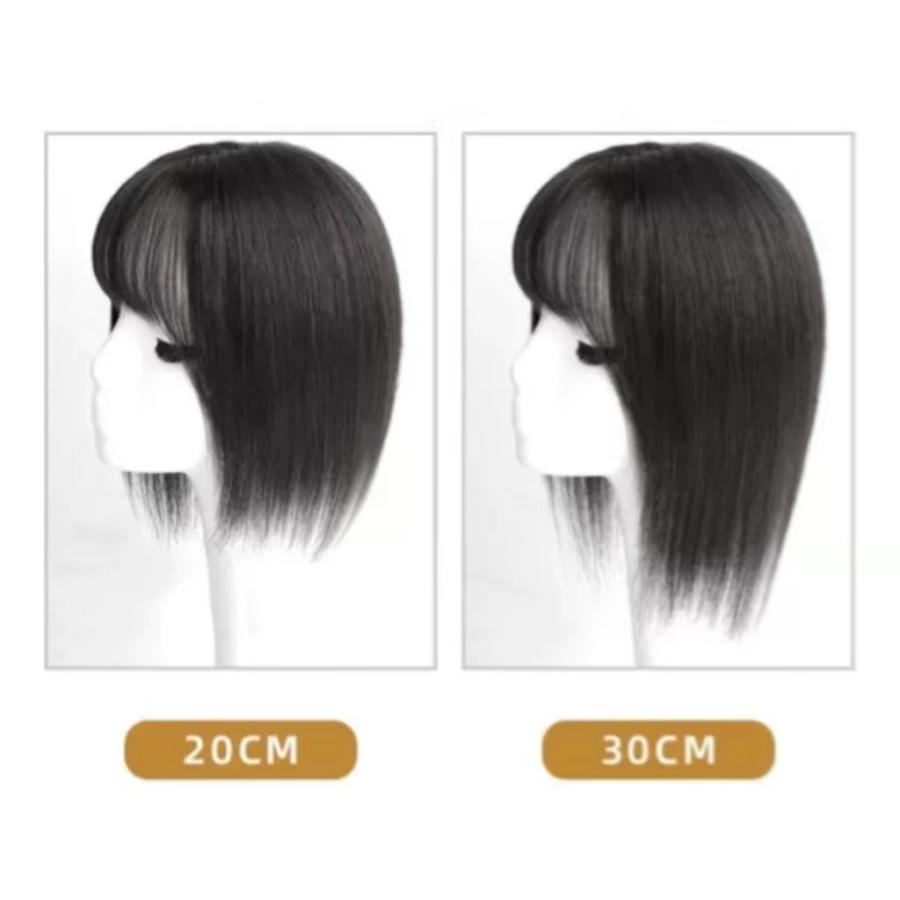 人毛100%ウィッグ　人毛100%ヘアピース　人毛部分ウィッグ　母の日プレゼント Brightlele ヘアピース 人毛100% 人毛 100 ウィッグ トップ