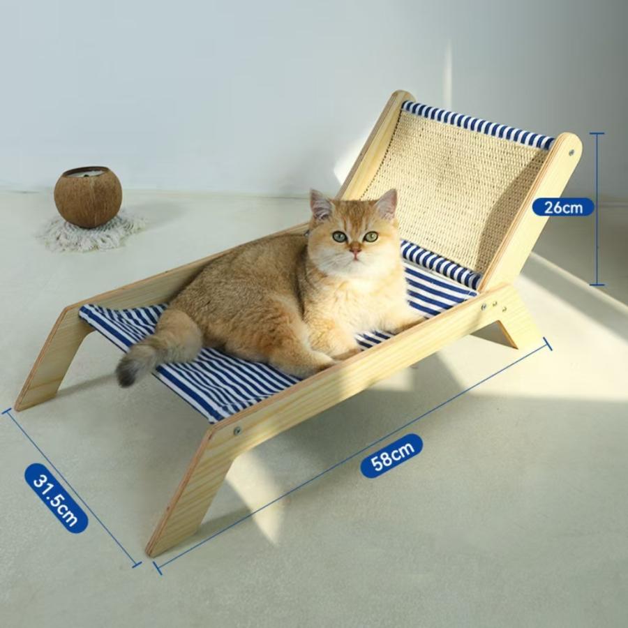 猫イス 猫用爪とぎ 2way 椅子 チェア 猫ベッド おもちゃ ペットベッド