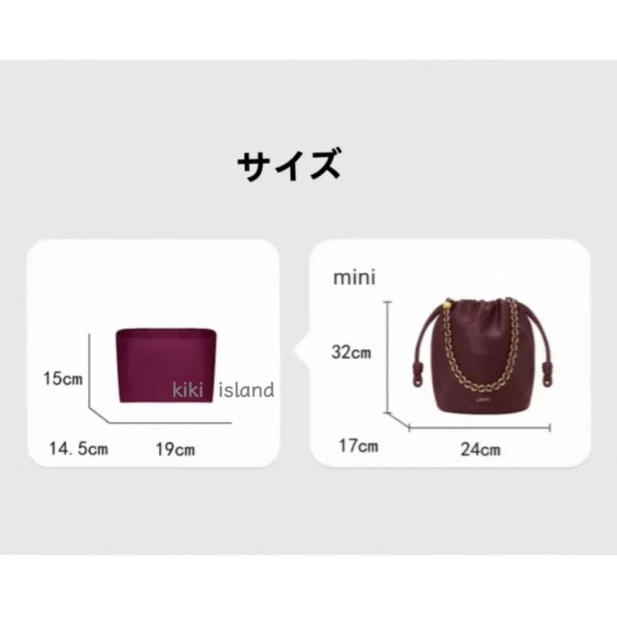 バッグインバッグ インナーバッグ LOEWE flamenco Purse bucket 機能性