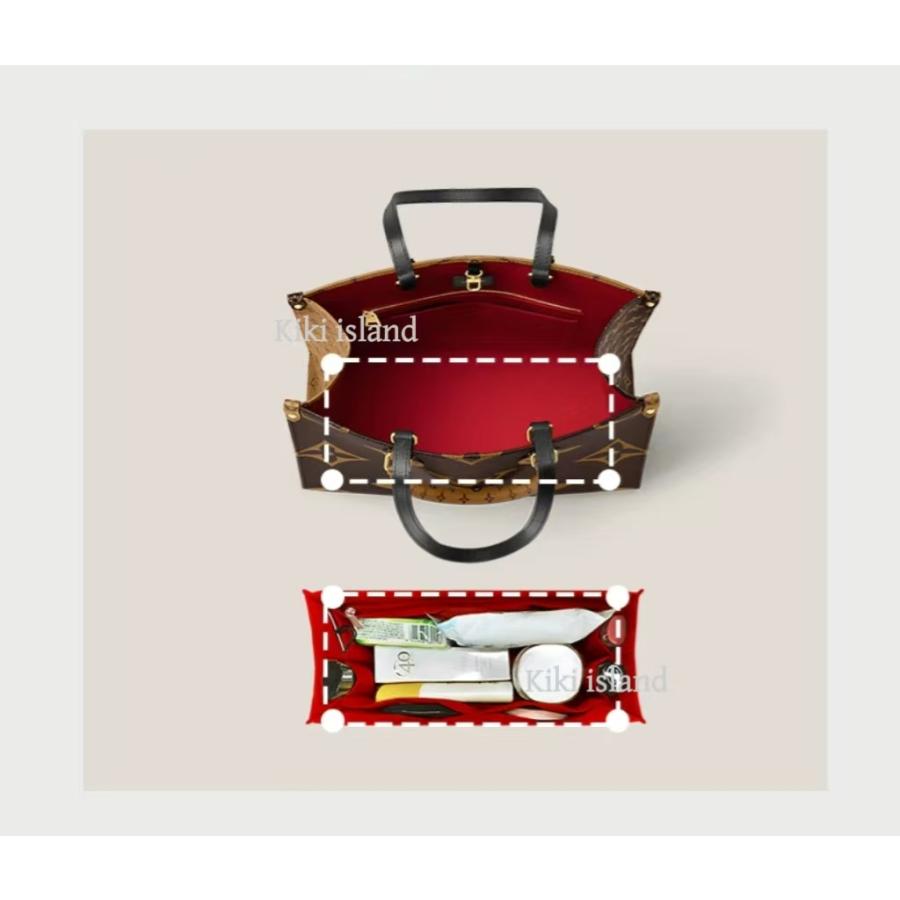 バッグインバッグ ルイ・ヴィトン インナーバッグ LV onthego BB PM MM