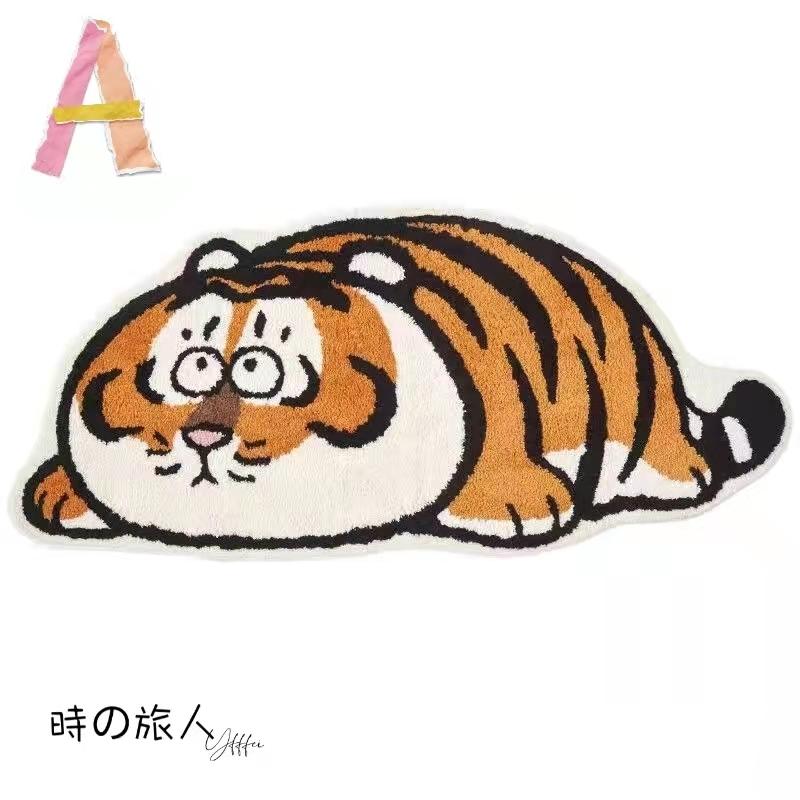 ラグマット トラちゃん インテリア バスマット 玄関マット 韓国 ラグマット トラちゃん インテリア バスマット 玄関マット 韓国