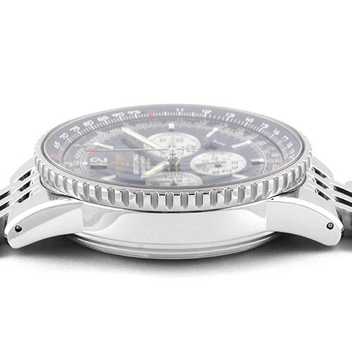 ブライトリング BREITLINGナビタイマー ヘリテージA35350 SS43mm ブルー文字盤｜tokioka｜07