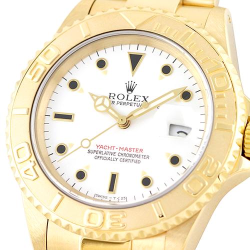 ロレックス ROLEX ヨットマスター 16628 YG 40mm ホワイト文字盤 N番