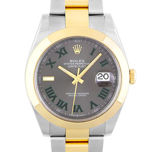 ロレックス ROLEX デイトジャスト41 126303 YG×SS 41mm スレート