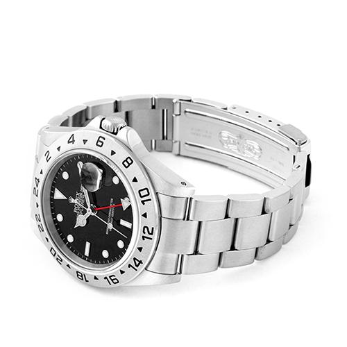 ロレックス ROLEX エクスプローラー2 16570 SS 40mm ブラック文字盤 K