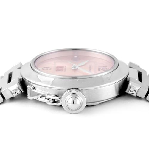 カルティエ CARTIER パシャC ビッグデイト W31058M7 SS 35mm ピンク