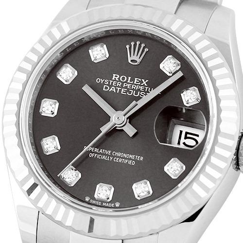 ロレックス ROLEX  デイトジャスト 28  279174G WG×SS  28mm ダークグレー文字盤  オイスターブレスレット 【レディース】【 |  | 04